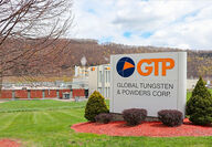 Sign outside Global Tungsten & Powders facility in Towanda, Penn.